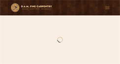 Desktop Screenshot of damfinecarpentry.com